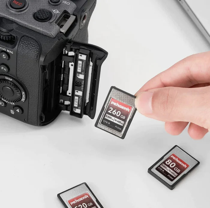 新製品リリース：Pergear CFexpress タイプ Aカード（80GB/260GB/520GB）