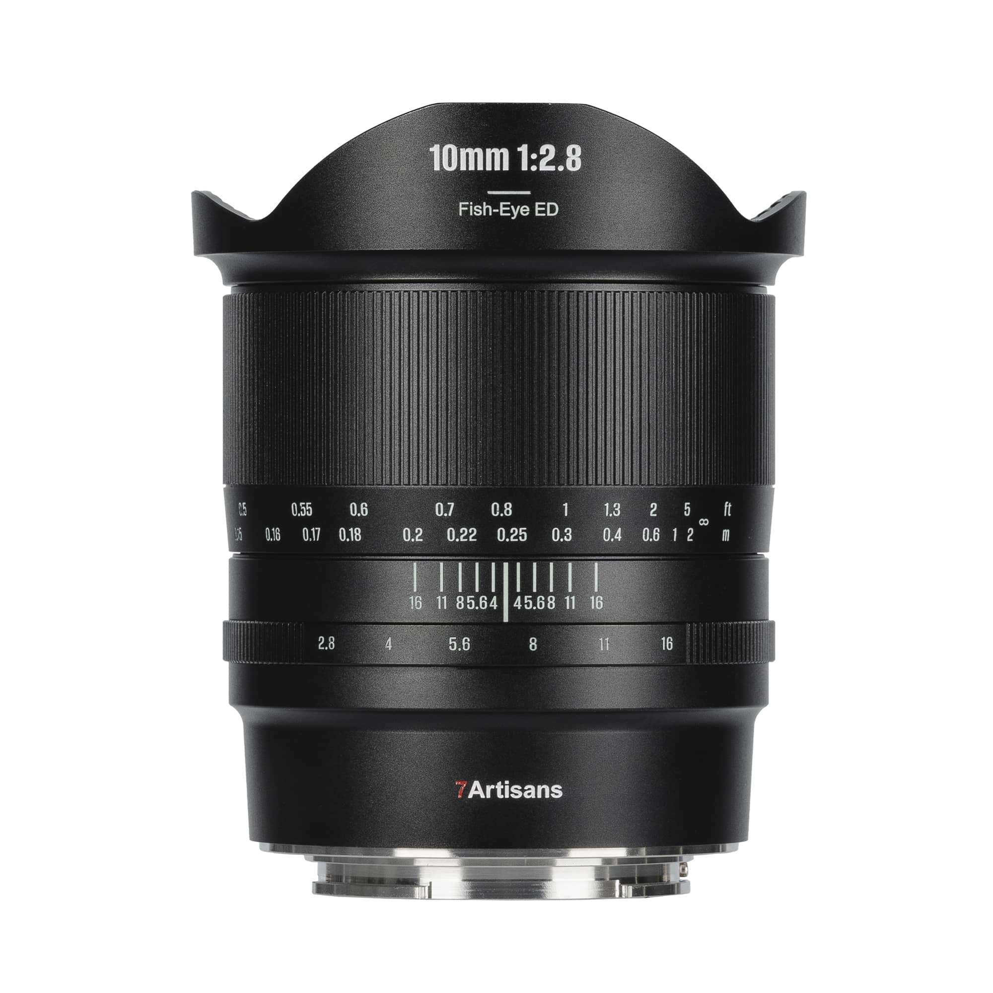 7Artisans 10mm f/2.8 II 魚眼フルフレームレンズ、2024年第2世代/新世代