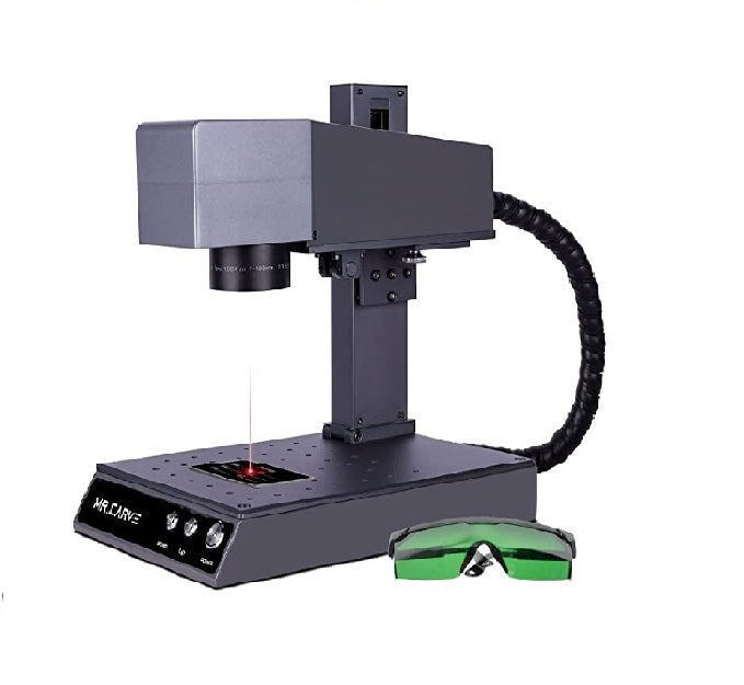 Mr Carve M1 光ファイバー金属レーザー彫刻機、工業用品質の小型加工機