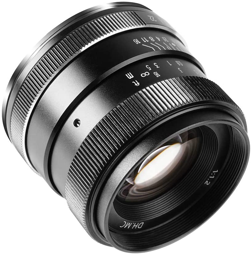 50mm F1.2 APS-C ソニー E マウントレンズ　シルバー　美品