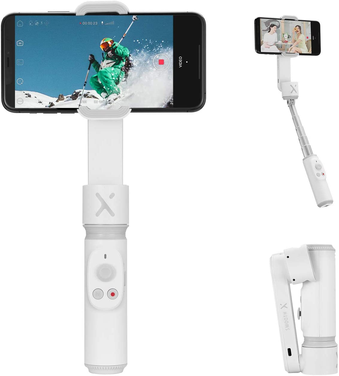 Zhiyun Smooth X 2軸電動ジンバル スマホスタビライザー スマート顔追跡