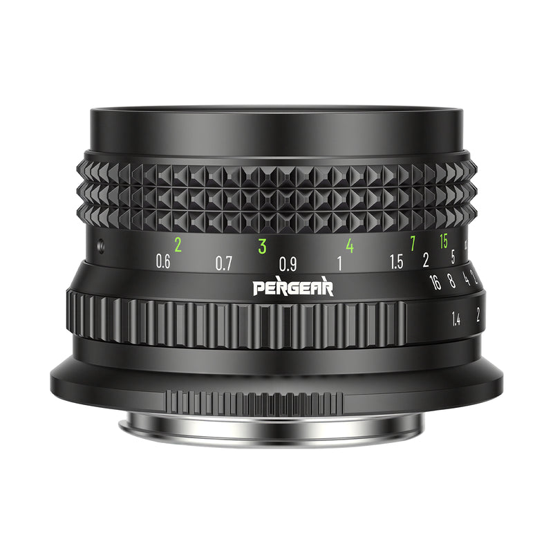 Pergear 50mm f/1.4 フルサイズ対応マニュアルフォーカスレンズ（E/Z/L
