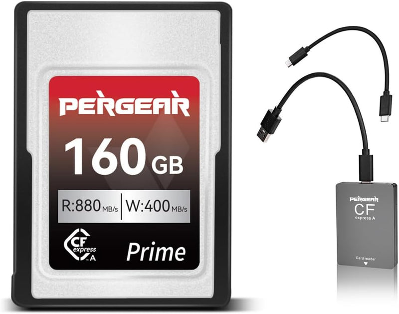 Pergear CFexpress type-Aカード プロフェッショナル (160GB) Sonyカメラ用に設計