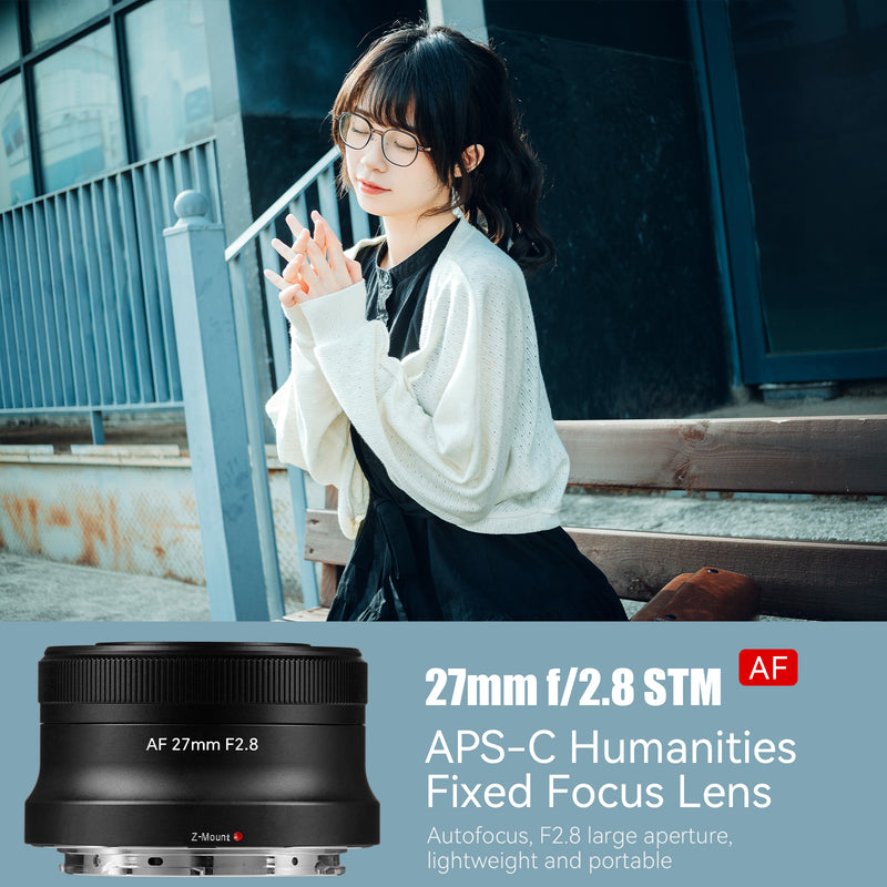 7Artisans 27mm F2.8 STM APS-C オートフォーカスレンズ Sony Nikonカメラ用