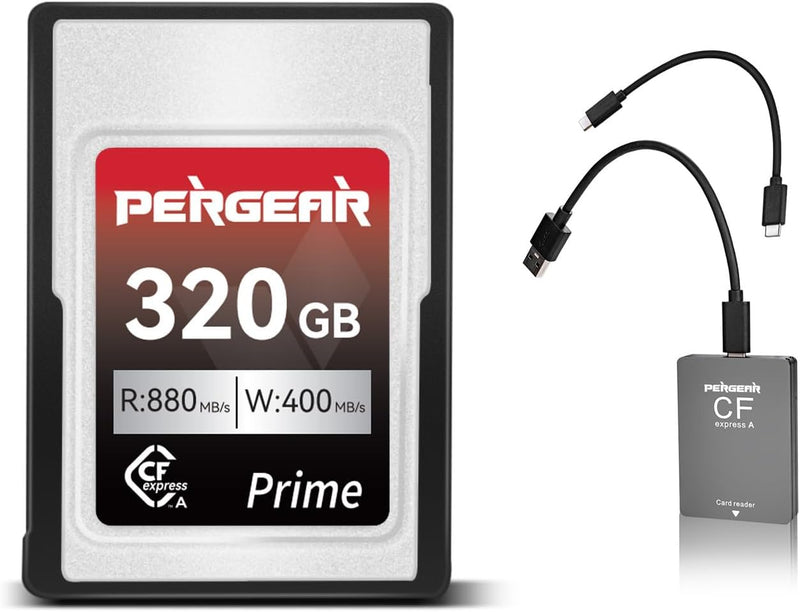 Pergear CFexpress type-Aカード プロフェッショナル (320GB) Sonyカメラ用に設計
