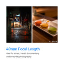 TTArtisan 40mm f/2 フルフレーム STM+ AFオートフォーカス E/Z用軽量レンズ