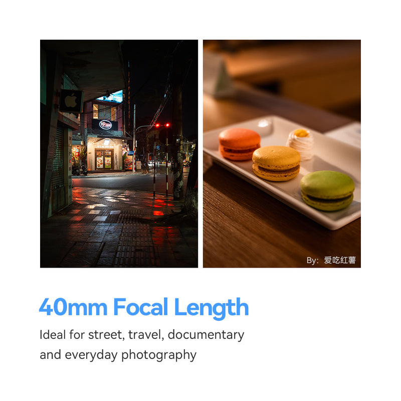 TTArtisan 40mm f/2 フルフレーム STM+ AFオートフォーカス E/Z用軽量レンズ