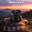 Pergear 10mm F5.6 II APS-C 魚眼レンズ 172° 超広角 マニュアルフォーカス X/E/Z/RF/EOS-M・M4/3対応