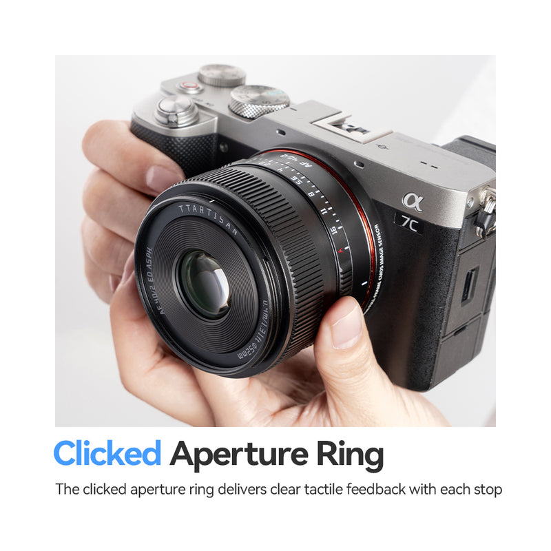 TTArtisan 40mm f/2 フルフレーム STM+ AFオートフォーカス E/Z用軽量レンズ
