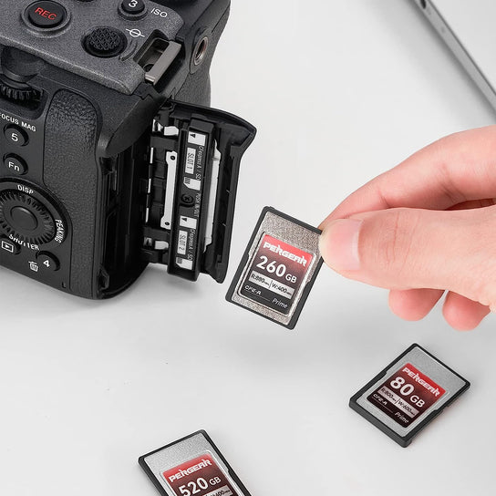 Pergear CFexpress type-Aカード プロフェッショナル (260GB) Sonyカメラ用に設計