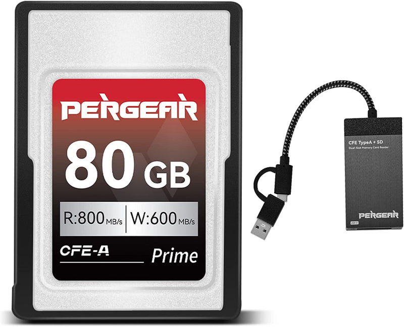 Pergear CFexpress type-Aカード プロフェッショナル (80GB) Sony