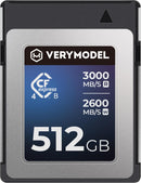 「新品＆正規品」VERYMODEL 512GB CFexpress Type B 4.0 メモリーカード – Canon、Nikon、Panasonic、Fujifilm、DJI Ronin 4D用高速ワークフロー
