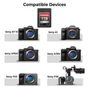 Pergear VPG200 CFexpress Type Aカード プロフェッショナル (1TB) Sonyカメラ用