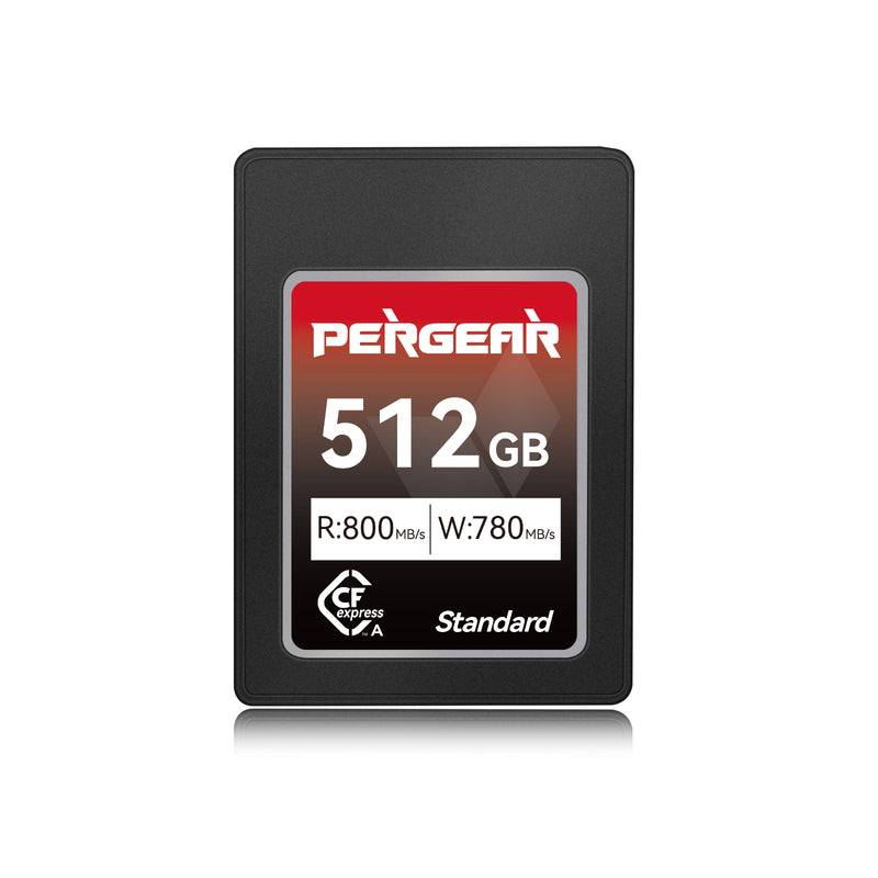 Pergear 標準 512GB CFexpress タイプ A メモリカード (Sony Alpha および FX カメラ用)