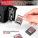 Pergear VPG200 標準 512GB CFexpress タイプ A メモリカード (Sony Alpha および FX カメラ用)