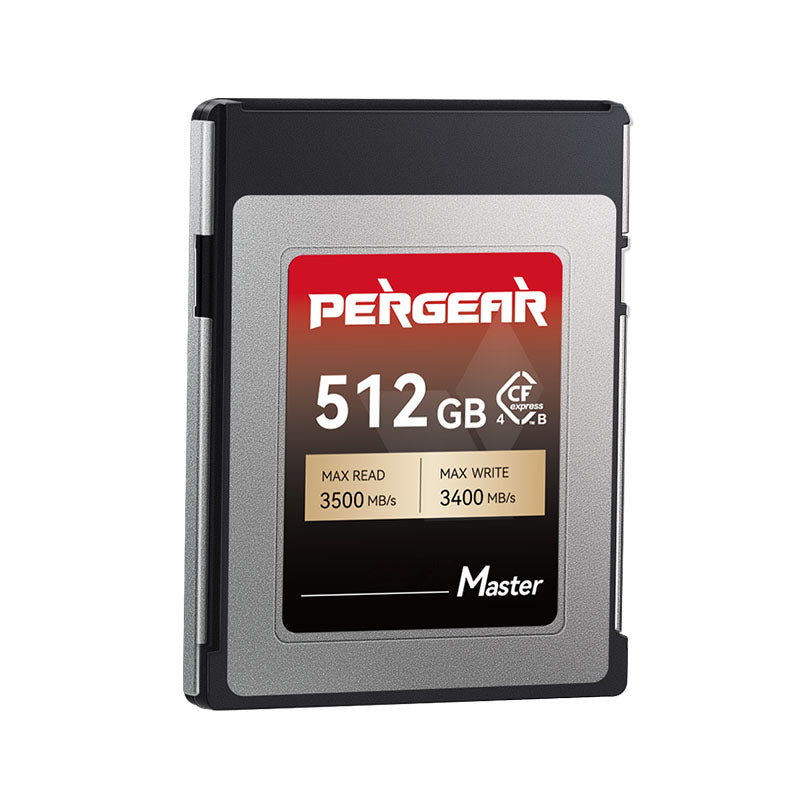 Pergear 512GB CFexpress 4.0 Type Bメモリーカード – Canon、Nikon、Panasonic、Fujifilm、DJI Ronin 4D用高速ワークフロー