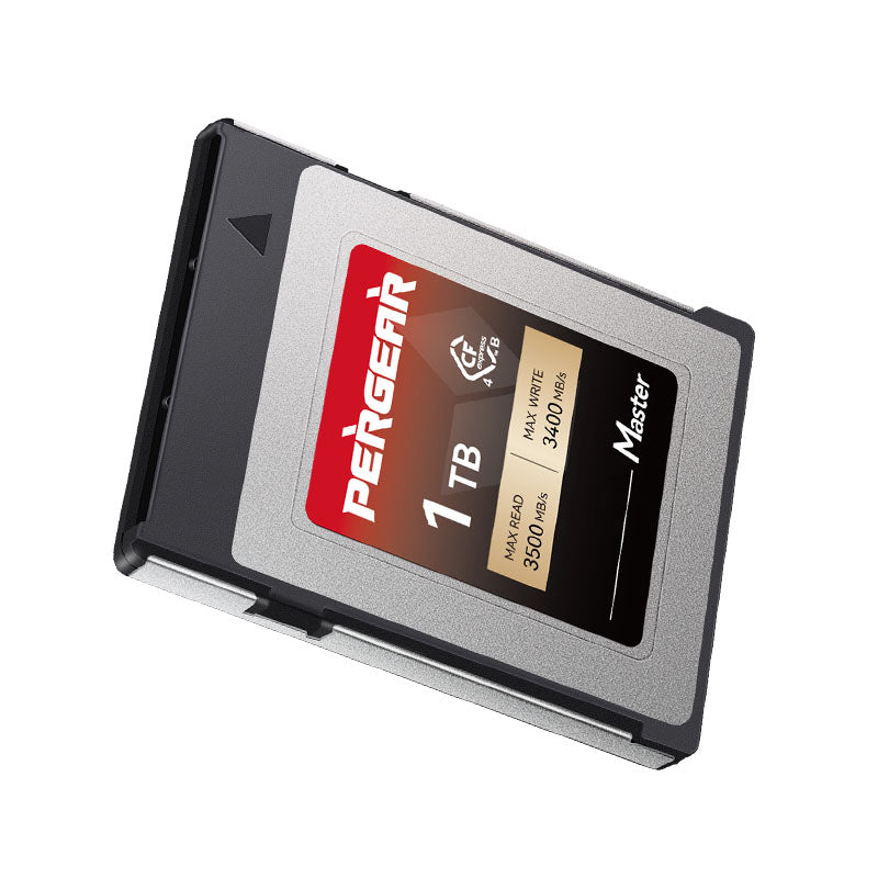 Pergear 1TB CFexpress 4.0 Type B メモリーカード – Canon、Nikon、Panasonic、Fujifilm、DJI Ronin 4D 向け高速ワークフロー