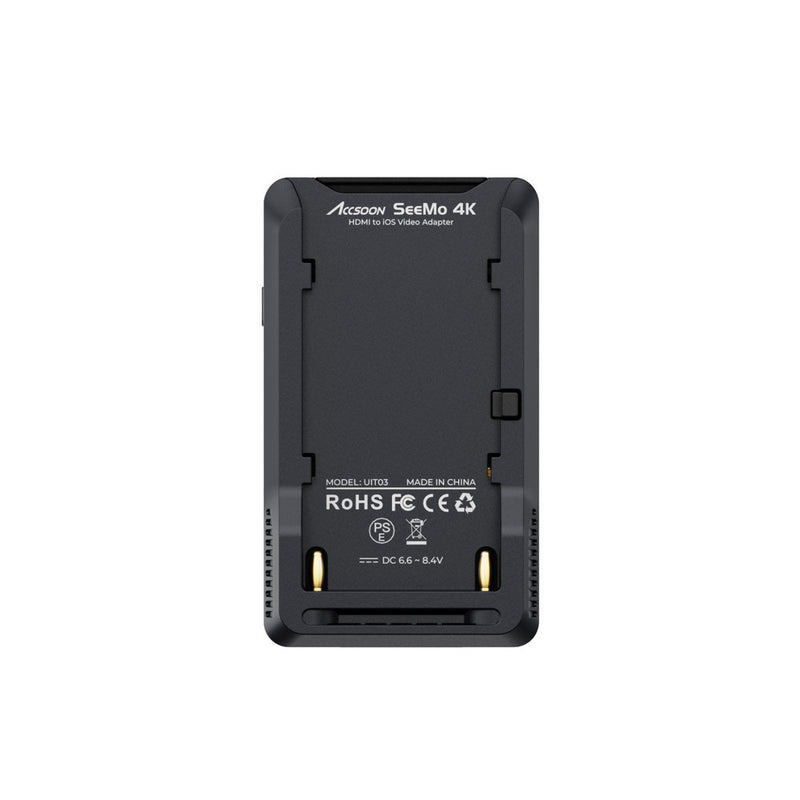 Accsoon SeeMo 4K HDMI - USB ビデオ アダプター iOS デバイス用モニター
