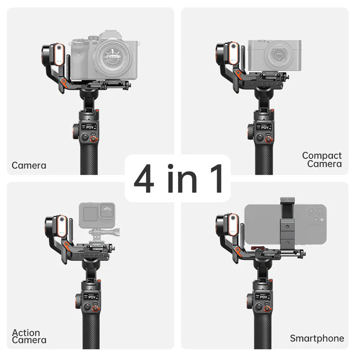 Hohem iSteady MT2 カメラジンバル Sony/Canon/Nikon/Panasonic および Fujiカメラ用