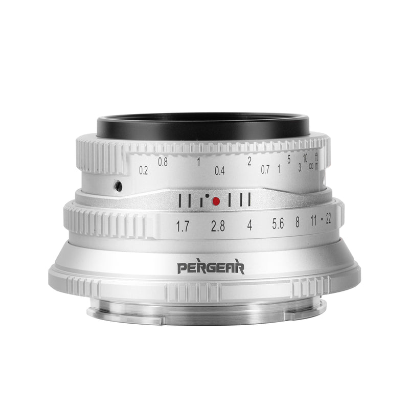 Pergear 25mm F1.7 大口径軽量マニュアルフォーカス APS-C レンズ