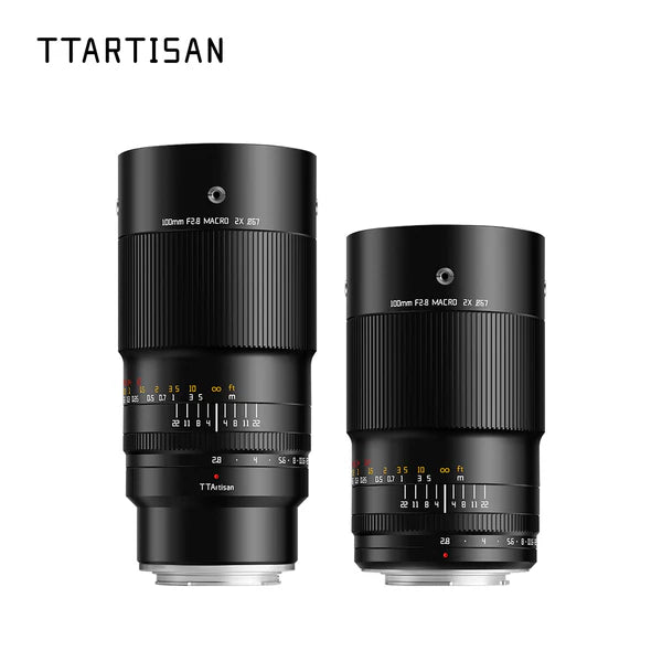 銘匠光学 TTArtisan 100mm F2.8 マクロ 2倍倍率 フルフレーム マニュアルフォーカスレンズ