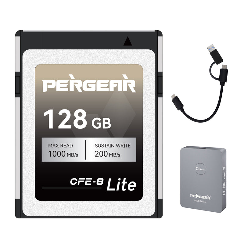 Pergear CFE type-B Lite 128GB 高速メモリーカード