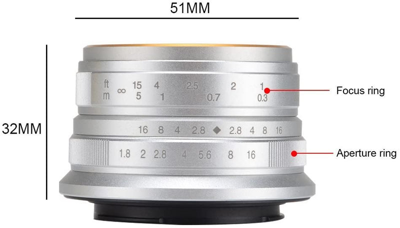 7artisans 七工匠 25mm f1.8 レンズ ソニーEマウントカメラ対応 クリーニングキット付
