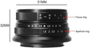 7artisans 七工匠 25mm F1.8 ソニー Eマウントマニュアルフォーカス 単焦点レンズ