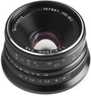 7artisans 七工匠25mm f1.8 レンズ パナソニック/オリンパスM4 / 3マウント用 クリーニングキット付