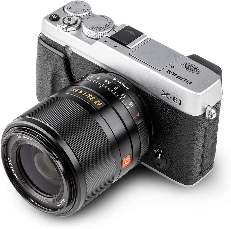 VILTROX AF 33mm F1.4 大口径 単焦点 軽量 XF カメラレンズ