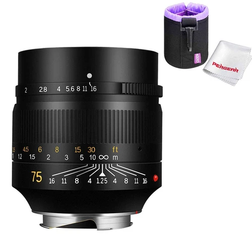 7artisans 75mm F1.25 カメラ交換レンズ ソナー光学設計  Leica M-マウント