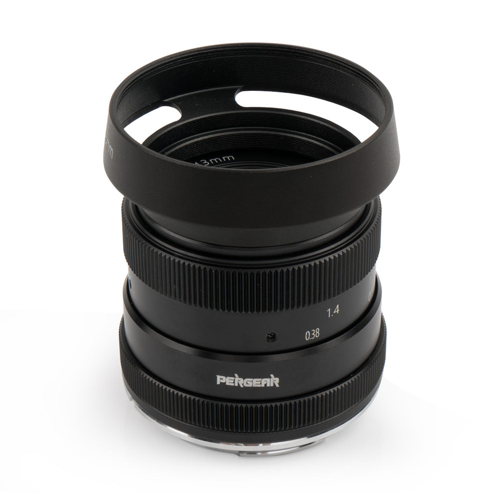 PERGEAR (パーギア) 交換レンズ フジXマウント 43mm F1.8レンズ マニュアルフォーカス 【コンプオフ金沢野々市店】 Pergear 50mm F1.8レンズ マニュアルフォーカス プライム 固定レンズ