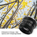 Pergear 50mm F1.8レンズ マニュアルフォーカス プライム 固定レンズ