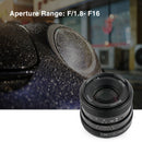 Pergear 50mm F1.8レンズ マニュアルフォーカス プライム 固定レンズ