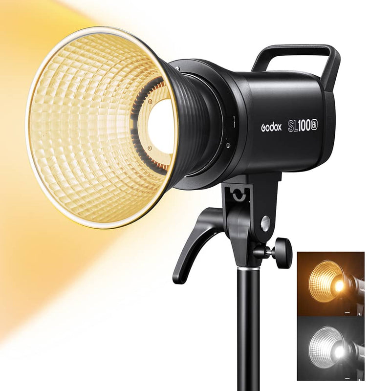 GODOX SL100BI 2色LEDビデオライト100W撮影定常光 2800-6500K スタジオ照