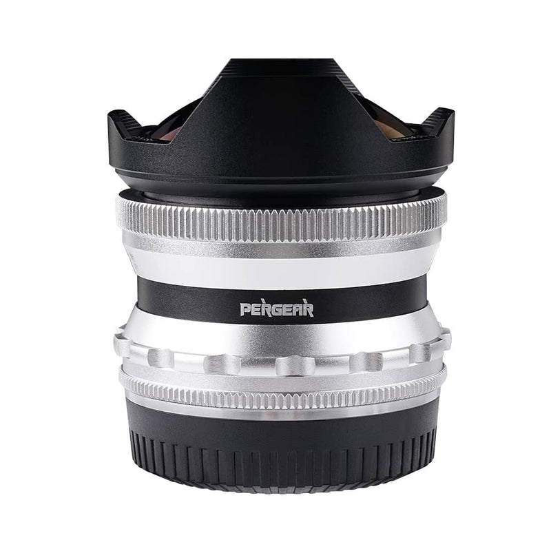 PERGEAR 7.5mm F2.8 カメラ交換レンズ 超広角 魚眼レンズ 手動式 焦点固定レンズ
