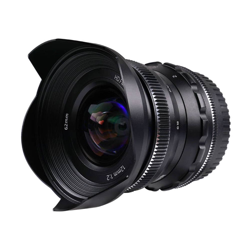 PERGEAR 12mm F2 広角マニュアルフォーカス単焦点レンズ