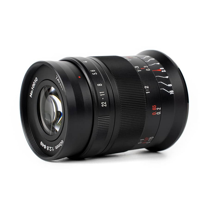 7artisans 60mm F2.8 APS-C マクロレンズ マニュアルフォーカス固定 