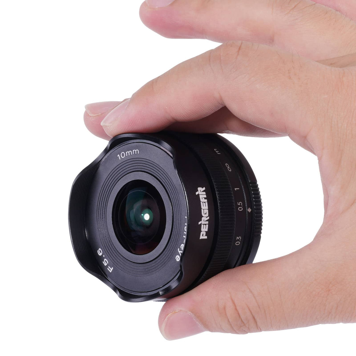 Amazon.co.jp: Pergear 10mm F5.6 パンケーキ魚眼レンズ