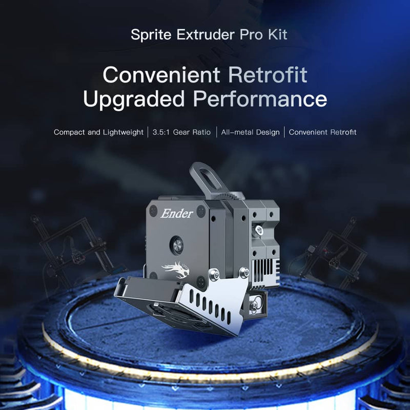 Crealityスプライト押出機 Pro Kit オールメタル デュアルギア Ender-3 S1 Ender-3 V2 Ender-3 Ender-3 Pro CR-10 Smart Pro適用