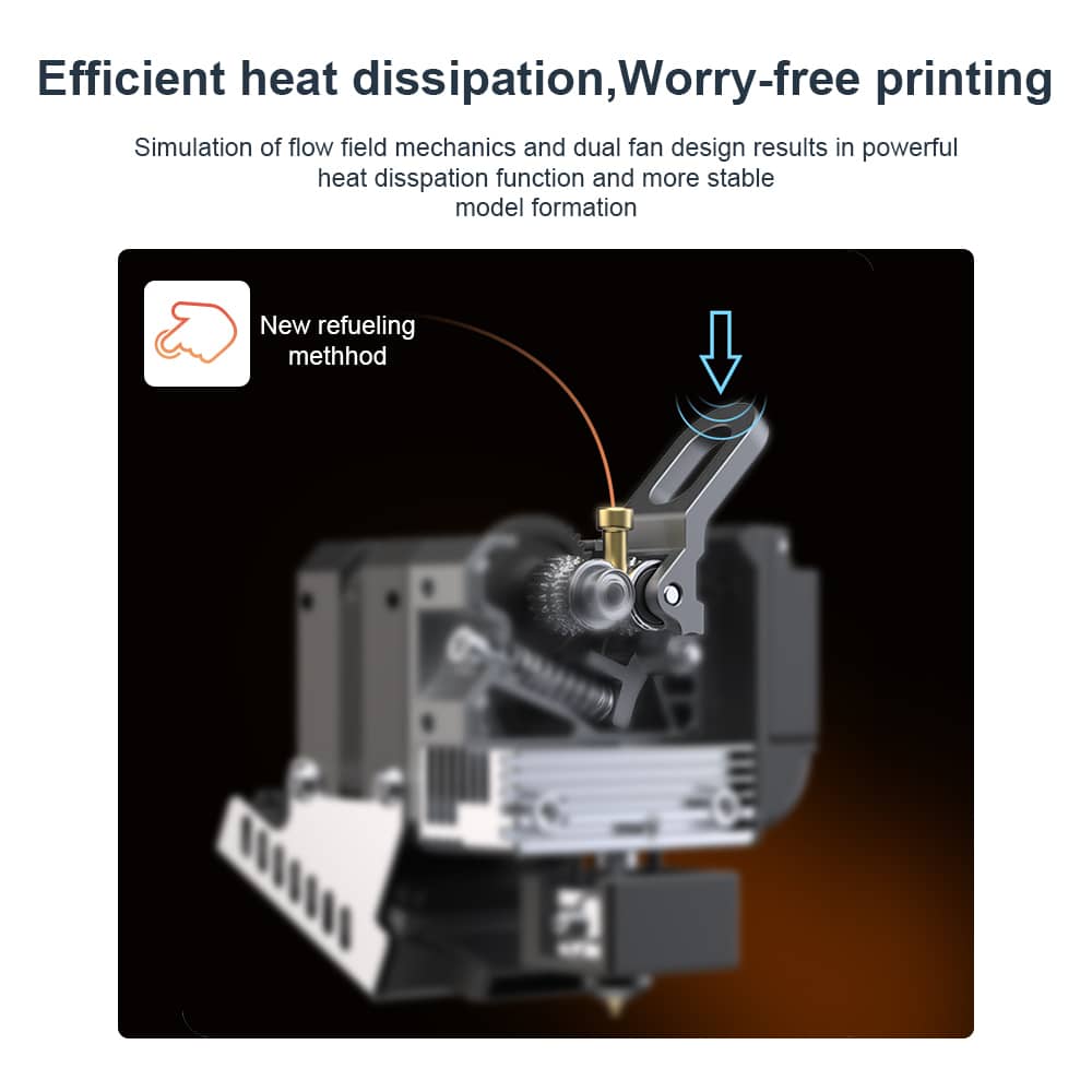 Creality Sprite Extruder Pro 金属製ダイレクト式押出機 3.5:1ギア比