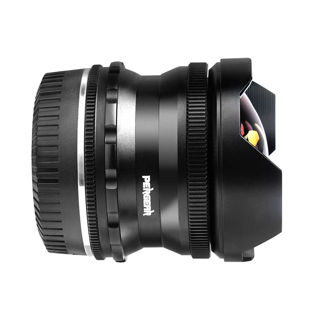 PERGEAR 7.5mm F2.8 超広角 魚眼レンズ  M43マウント