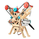 土星エンジン V2ダブルシリンダーエンジンモデルフルメタルアセンブリガソリンエンジンDIYカーミニエンジン