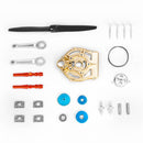 土星エンジン V2ダブルシリンダーエンジンモデルフルメタルアセンブリガソリンエンジンDIYカーミニエンジン