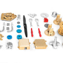 土星エンジン V2ダブルシリンダーエンジンモデルフルメタルアセンブリガソリンエンジンDIYカーミニエンジン