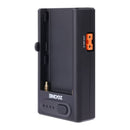 ZGCINE NP-Fバッテリーアダプタープレートおよび充電器、Type-C入力最大21W、3出力タイプD-tap Type-C USB-A、1/4 "映画製作者向けのあらゆるものへのマウント-NPF-001