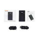 ZGCINE NP-Fバッテリーアダプタープレートおよび充電器、Type-C入力最大21W、3出力タイプD-tap Type-C USB-A、1/4 "映画製作者向けのあらゆるものへのマウント-NPF-001