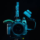 ZGCINE NP-Fバッテリーアダプタープレートおよび充電器、Type-C入力最大21W、3出力タイプD-tap Type-C USB-A、1/4 "映画製作者向けのあらゆるものへのマウント-NPF-001