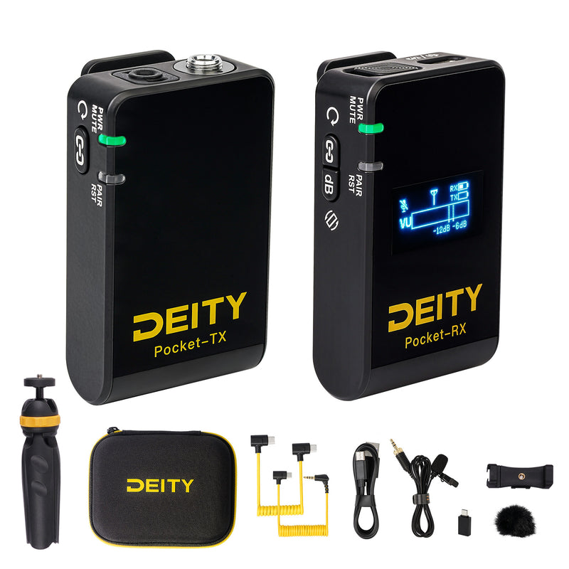 Deity Pocket Wireless、2.4GHzワイヤレスマイクシステム