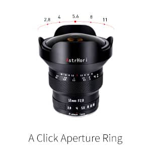 AstrHori 12mm F2.8 フルフレーム超広角 魚眼レンズ 多層コーティング